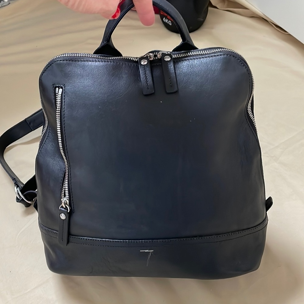 Shinola Black backpack-